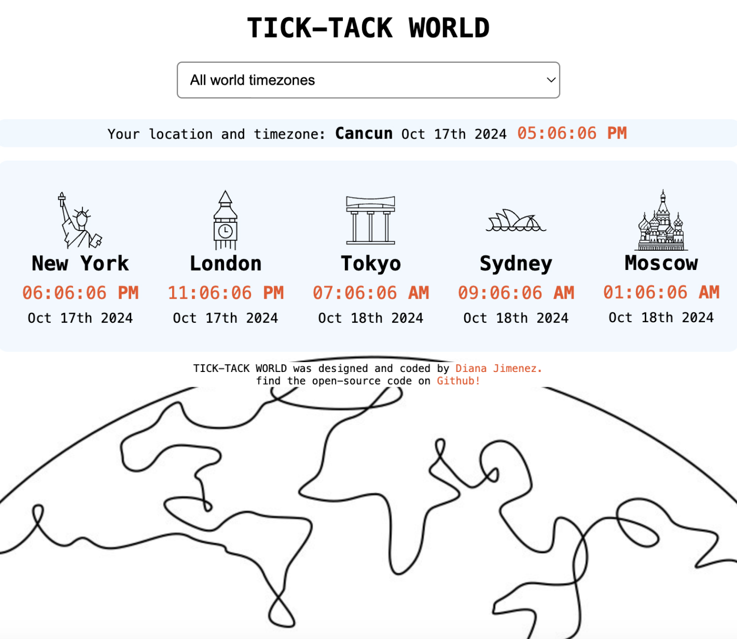 Timezones project